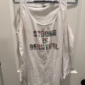 Torrid Performance Cotton High Neck Active Tank Size 2